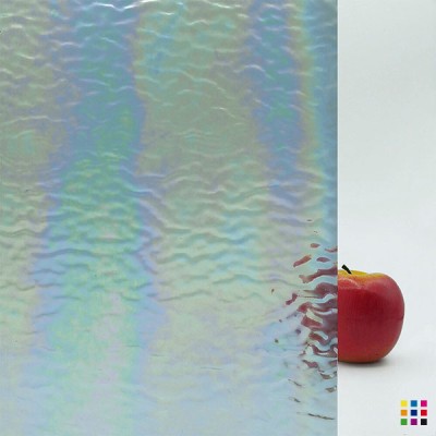 W Ripple 01 IRID clair iridescent 27x27cm