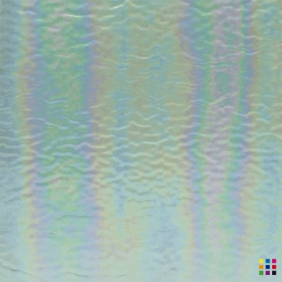 W Ripple 01 IRID clair iridescent 27x27cm