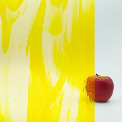 W Streaky 2-LL yellow 27x27cm
