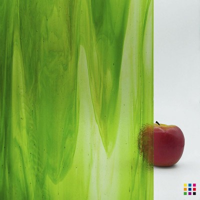 W Streaky 112-LL dark green and dark amber 27x27cm