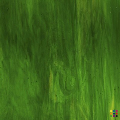 W Streaky 112-LL vert foncé et ambre foncé 27x27cm