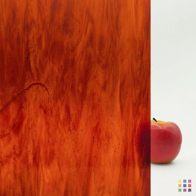 W Streaky 199-LL medium amber and dark brown 27x27cm