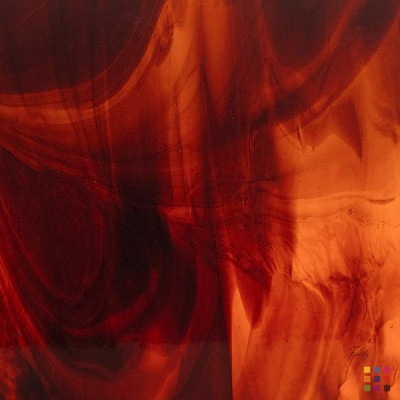 W Streaky 199-LL medium amber and dark brown 27x27cm