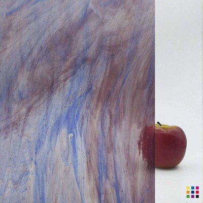 W Streaky 238-LL pourpre foncé et bleu foncé 27x27cm