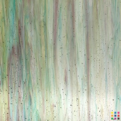 W Streaky 257-LL purple, sky blue and light amber 27x27cm