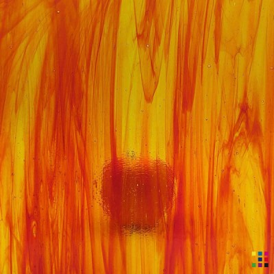 W Streaky 831-LL red and yellow 27x27cm