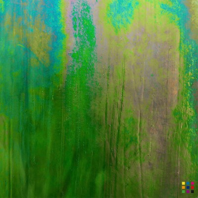 W Wisspy WO-101 IRID verde oscuro iridiscente 27x27cm