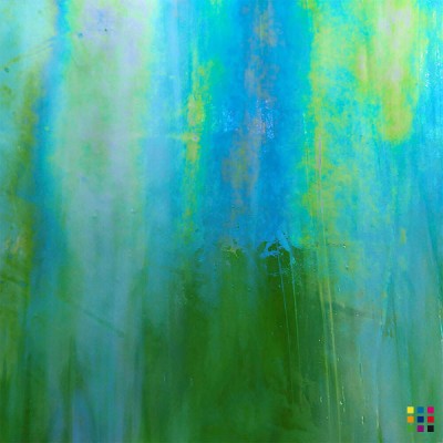 W Wisspy WO-191 IRID vert moyen iridescent 27x27 cm