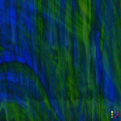 W Wisspy WO-330 yellowish green and blue 27x27cm