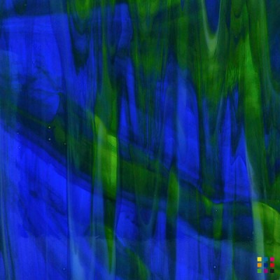 W Wisspy WO-330 verde amarillento y aul 27x27cm