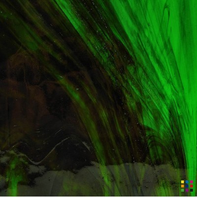 W Wisspy WO-704 vert moyen et marron "Mystic" 27x27cm