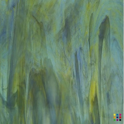 W Wisspy WO-705 violet and medium amber "Mystic" 27x27cm