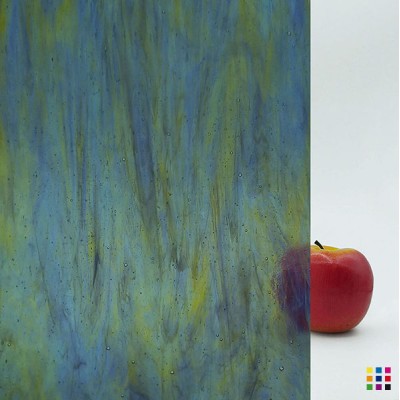 W Wisspy WO-705 violet and medium amber "Mystic" 27x27cm
