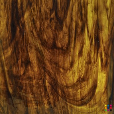 W Wisspy WO-706 light amber and brown "Mystic" 27x27cm