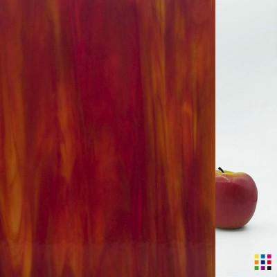 W Opalescente 25-D naranja y verde 27x27cm W Opalescente 25-D naranja y verde 27x27cm