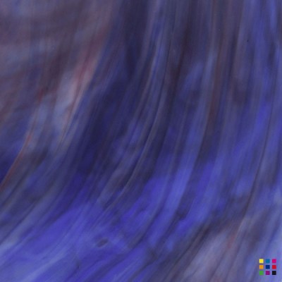 W Opalescente 238-D púrpura oscuro y azul oscuro 27x27cm