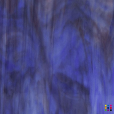 W Opalescente 238-D púrpura oscuro y azul oscuro 27x27cm