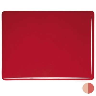 B Opalescent 0024-30 tomato red 20x25cm Striker*