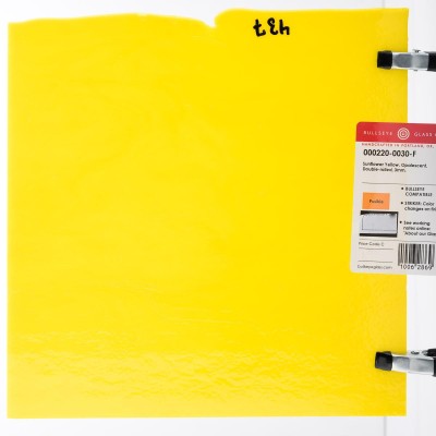 B Opalescent 0220-30 sunflower yellow 20x25cm Striker*