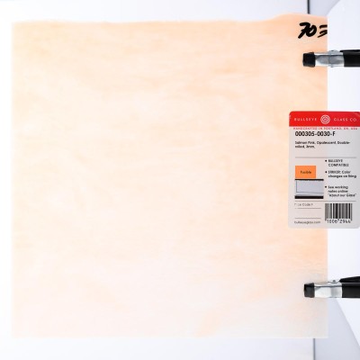 B Opalescent 0305-30 salmon pink 20x25cm Striker*