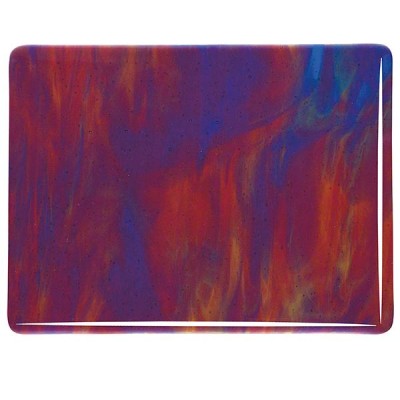 B Streaky 3126-30 rose myrtille, bleu moyen et vert printemps 20x25cm