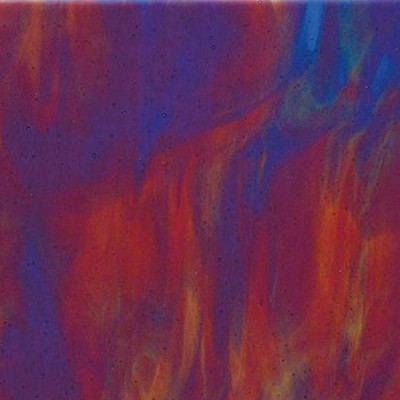 B Streaky 3126-30 rose myrtille, bleu moyen et vert printemps 20x25cm