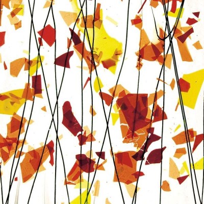 B Fracture  Streamers 4111-00 orange, yellow and red 20x25cm