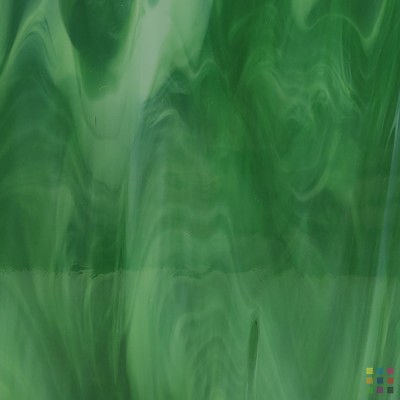 OS Opalescent 327-6S-F vert foncé 20x30cm