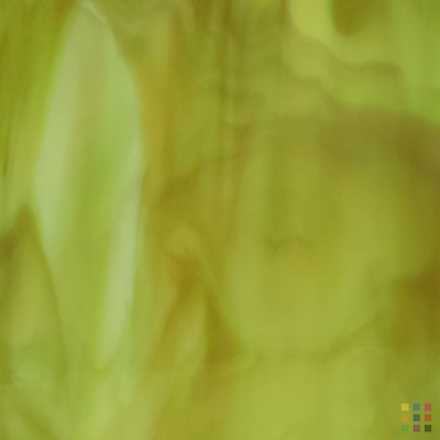 OS Opalescent 621-7S-F green and amber 20x30cm