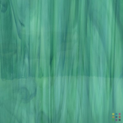 OS Opalescent 623-7S-F vert foncé et bleu 20x30cm