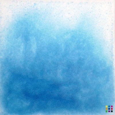 Frittes Float grain fin 0092/2 bleu verdâtre clair transparent 1kg