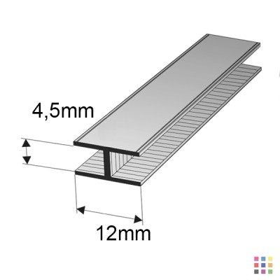 Perfiles de plomo Mommer H plano 12x4.5mm semi-blando (25kg)