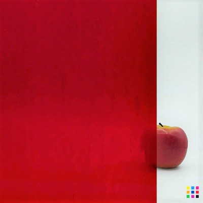 W96 Transparent 96-52 rouge 27x27cm