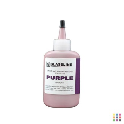 GA14 purple Glassline pen 56g