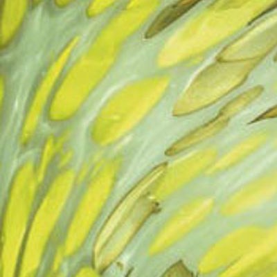 L Streaky S12 amarillo limón y blanco opaco sobre incoloro