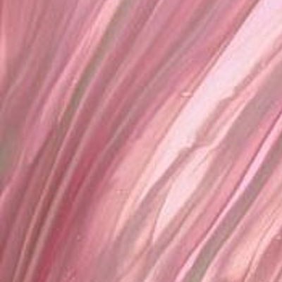 L Streaky S34 rose à l`or et blanc opaque sur clair