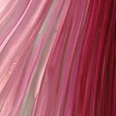 L Streaky S34 rose à l`or et blanc opaque sur clair