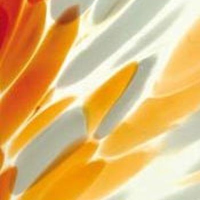 L Streaky S41 naranja selenio y blanco opaco sobre incoloro