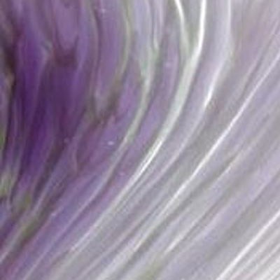 L Streaky S42 violeta pálido y blanco opaco sobre incoloro