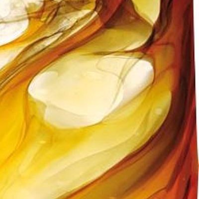 L Streaky S56 selenium yellow and opaque white on clear