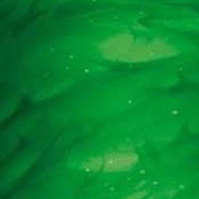 L Streaky S58 green and opaque white on clear