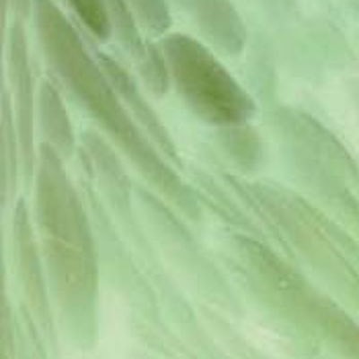L Streaky S152 grey-green and opaque white on clear