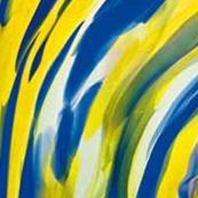 L Streaky S243 jaune spécial et bleu sur clair