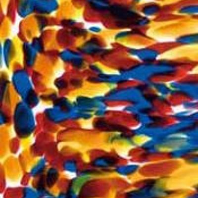 L Streaky S244 blue, red and selenium yellow on clear