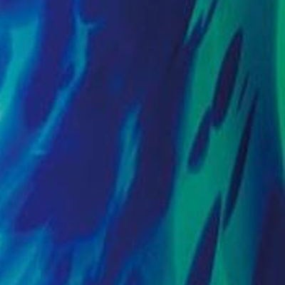 L Streaky S258 azul sobre turquesa