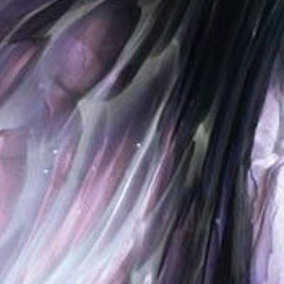 L Streaky S282 violet-gris et blanc opaque sur clair