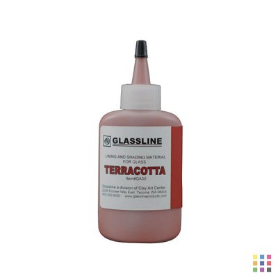 Rotulador Glassline GA30 terracota 56g