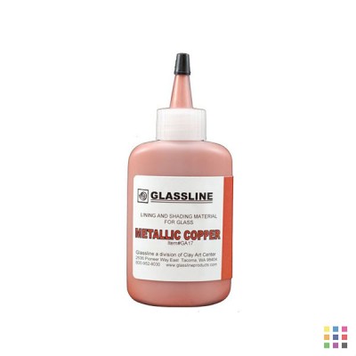 Crayon Glassline GA17 cuivre métallique 56g