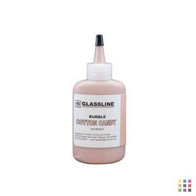 Crayon Glassline effet bulle GB03 rose barbe à papa 56g