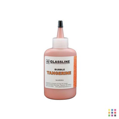 GB04 tangerine Glassline bubble pen 56g